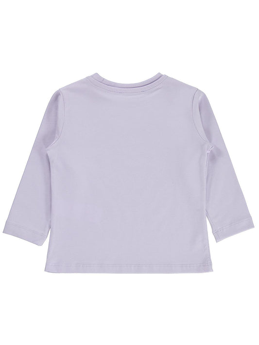 Civil Girls Unicorn Baskılı 2-5 Yaş Sweatshirt  - Lila