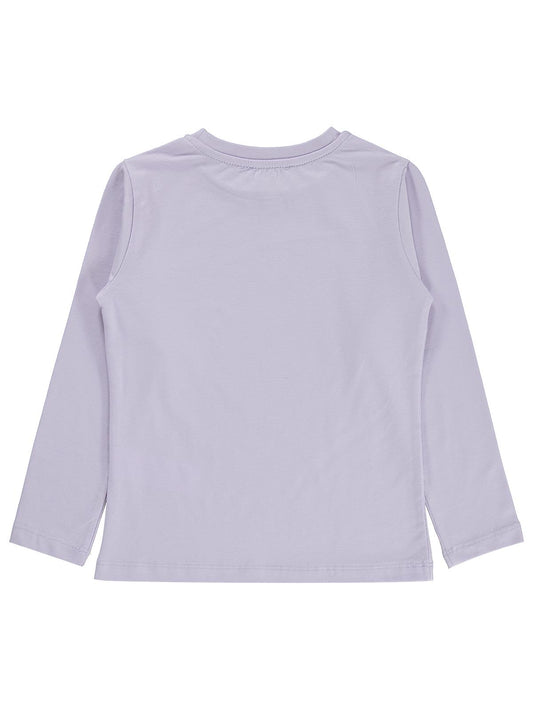 Civil Girls Unicorn Baskılı 6-9 Yaş Sweatshirt - Lila