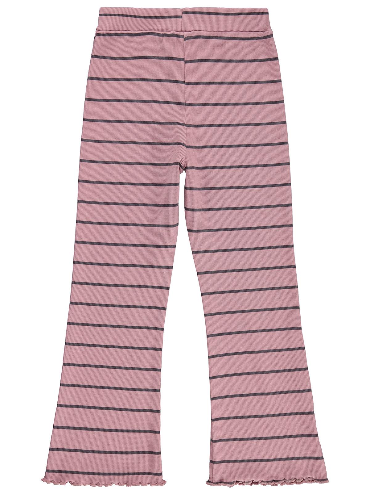 Civil Girls Çizgili 6-9 Yaş Tayt - Pembe