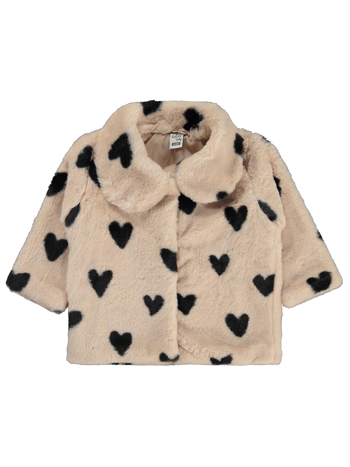 Dofi Baby Peluş 6-18 Ay Hırka - Bej