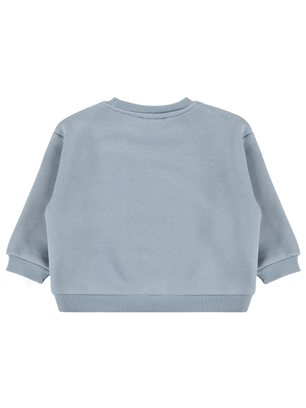 Civil Girls Tavşan Nakışlı 2-5 Yaş Sweatshirt - Mavi