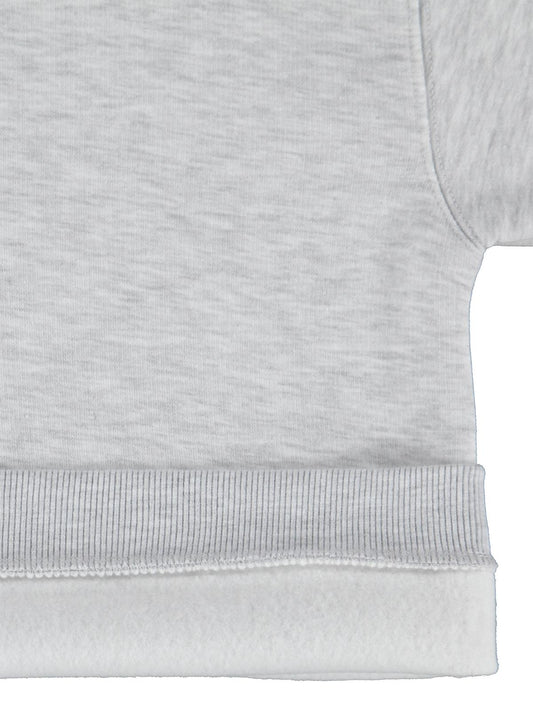 Civil Girls Happiness Baskılı 6-9 Yaş Sweatshirt - Gri