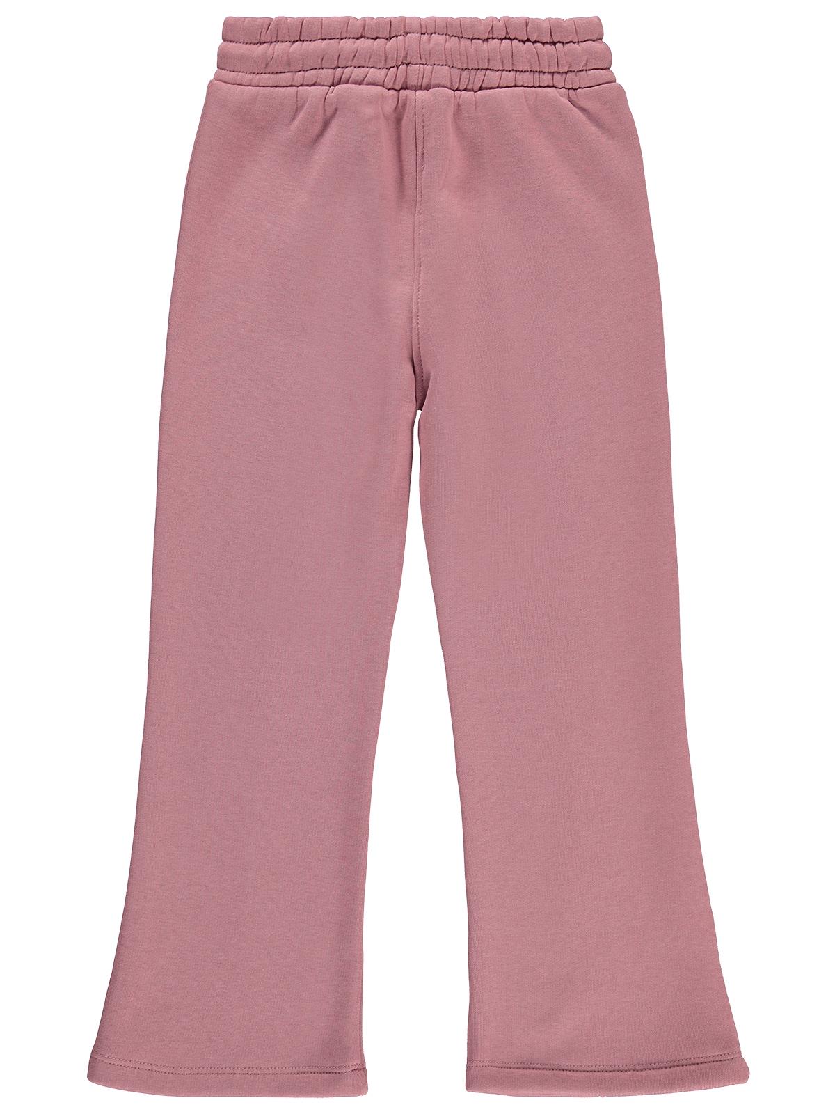 Civil Girls Kalp Nakışlı 10-13 Yaş Eşofman Altı - Pembe