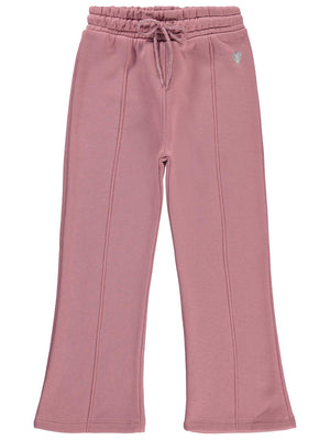 Civil Girls Kalp Nakışlı 10-13 Yaş Eşofman Altı - Pembe