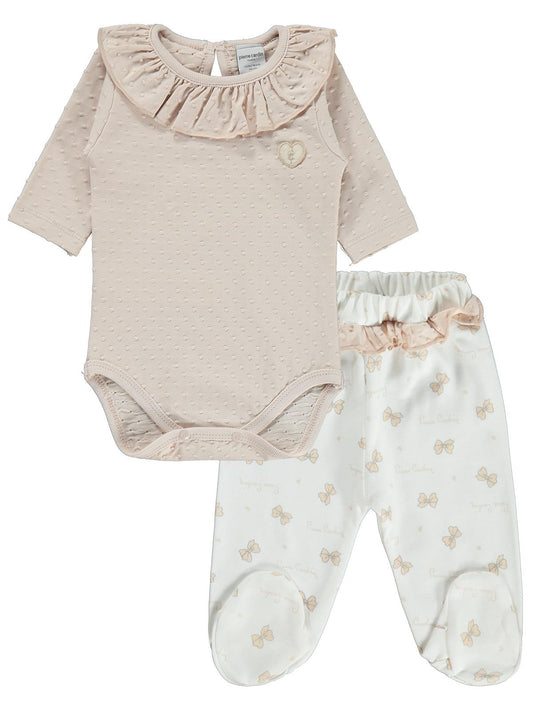 Pierre Cardin 1-9 Ay Pijama Takımı - Pudra