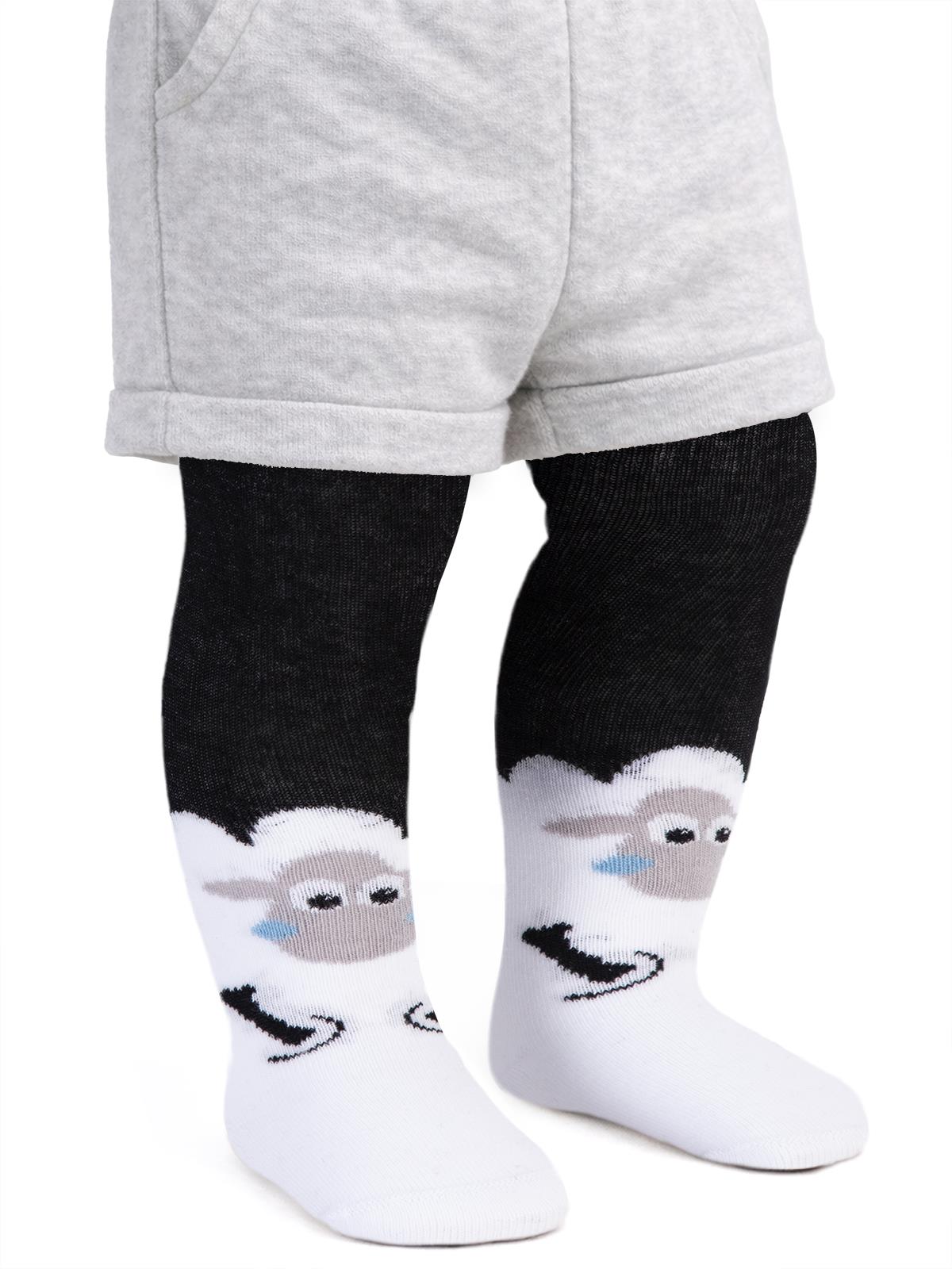 Civil Baby Kuzu  6- Bebek Erkek  Külotlu Çorap - Siyah