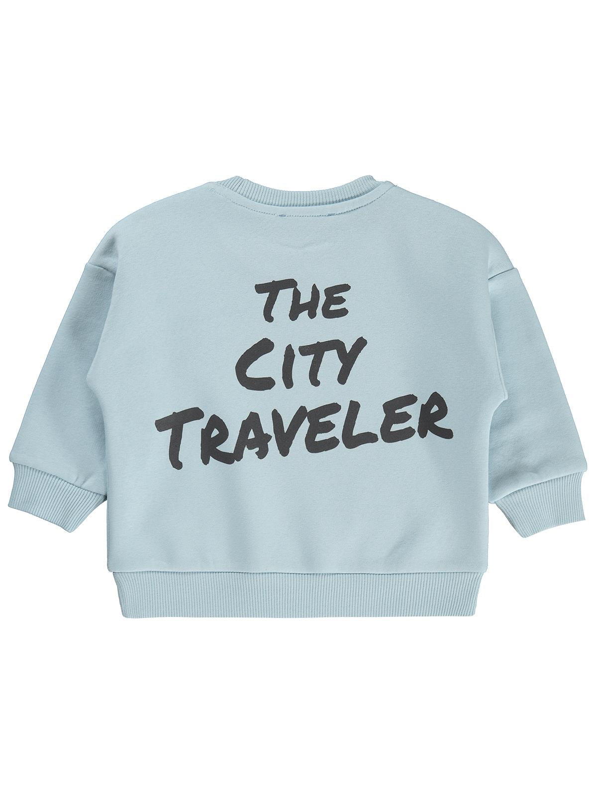 Civil Boys Traveller Baskılı 2-5 Yaş Sweatshirt - Mavi