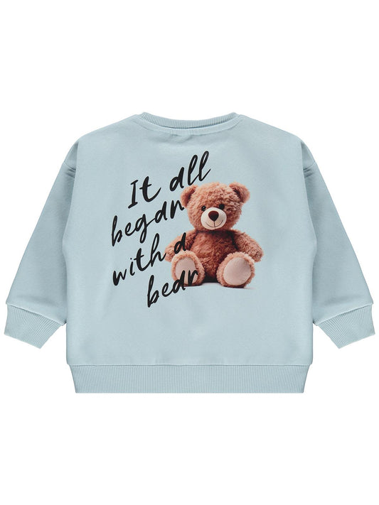Civil Boys Chapter One Baskılı 2-5 Yaş Sweatshirt - Mavi