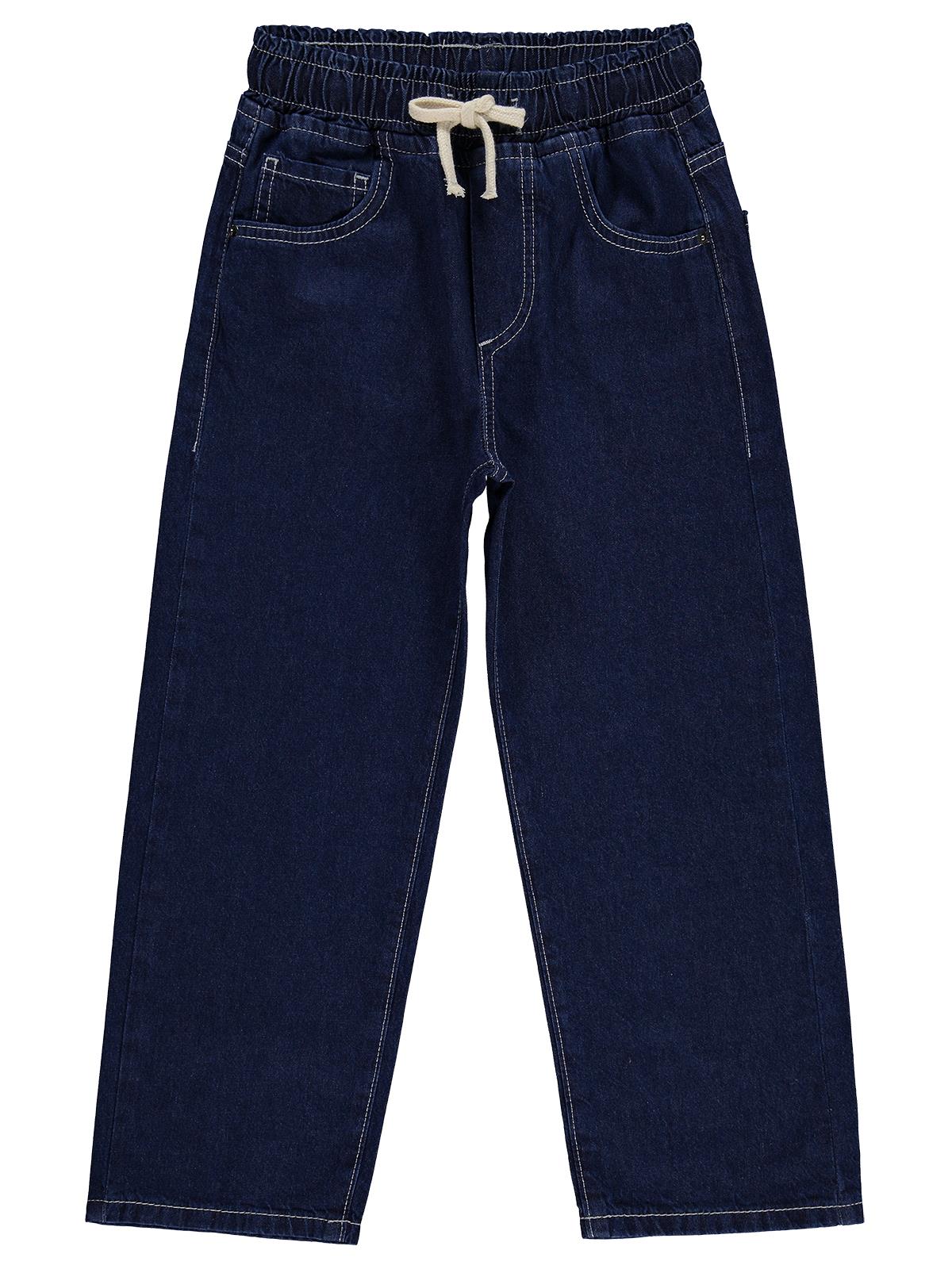 Civil Boys Kontras Dikişli 6-9 Yaş Pantolon - Mavi