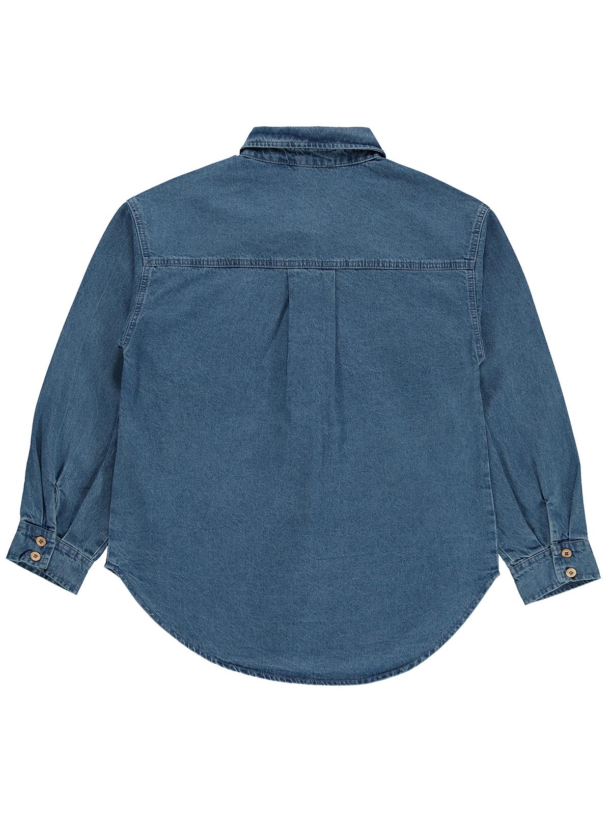 Civil Girls Denim 10-13 Yaş Gömlek - Mavi