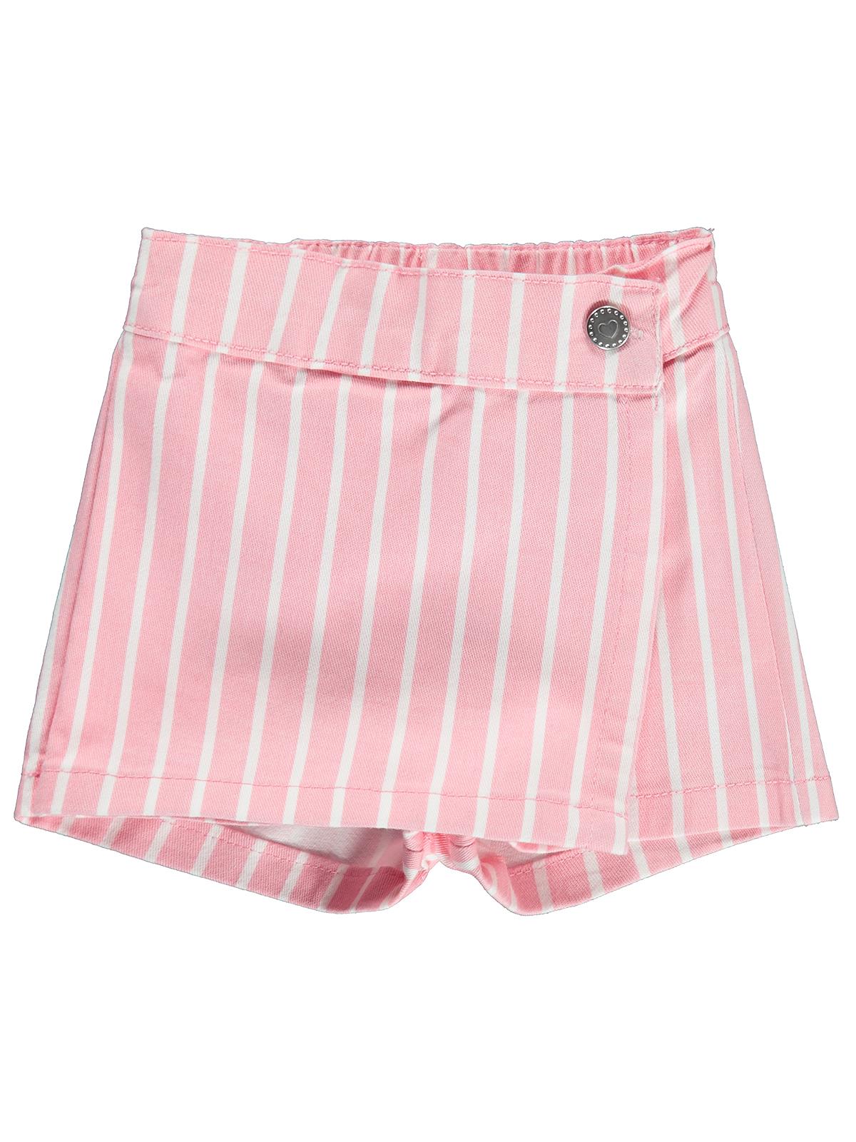 Civil Baby Çizgili Şort 6-18 Ay Etek - Pembe