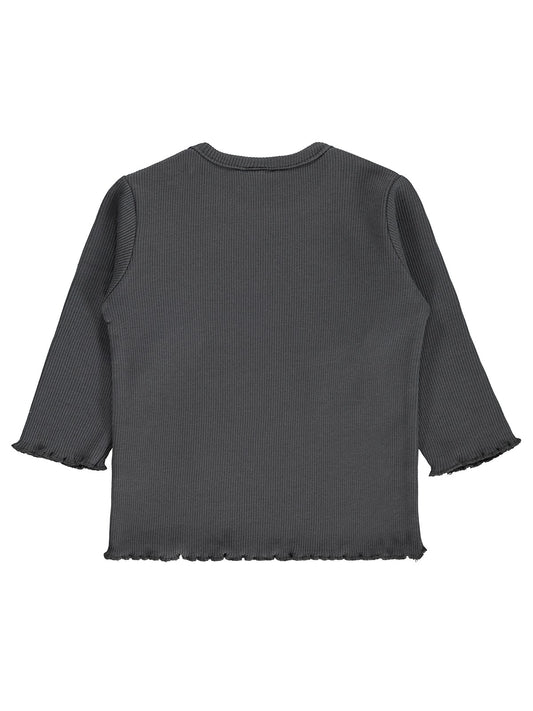 Civil Baby Kol Ucu Detaylı 6-18 Ay Sweatshirt - Gri