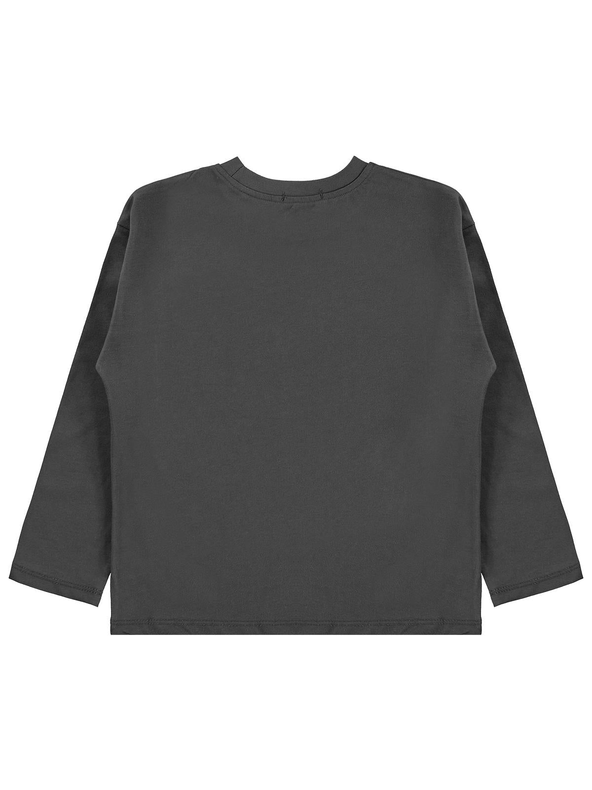 Civil Boys Whatever Baskılı 10-13 Yaş Sweatshirt - Gri