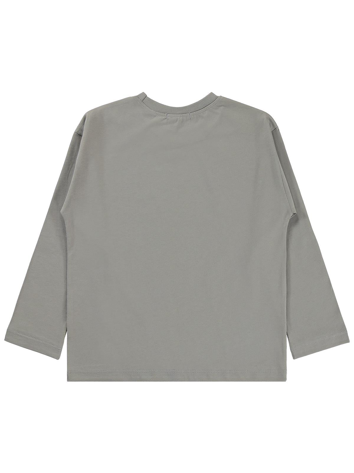 Civil Boys 4489 Baskılı 10-13 Yaş Sweatshirt  - Gri