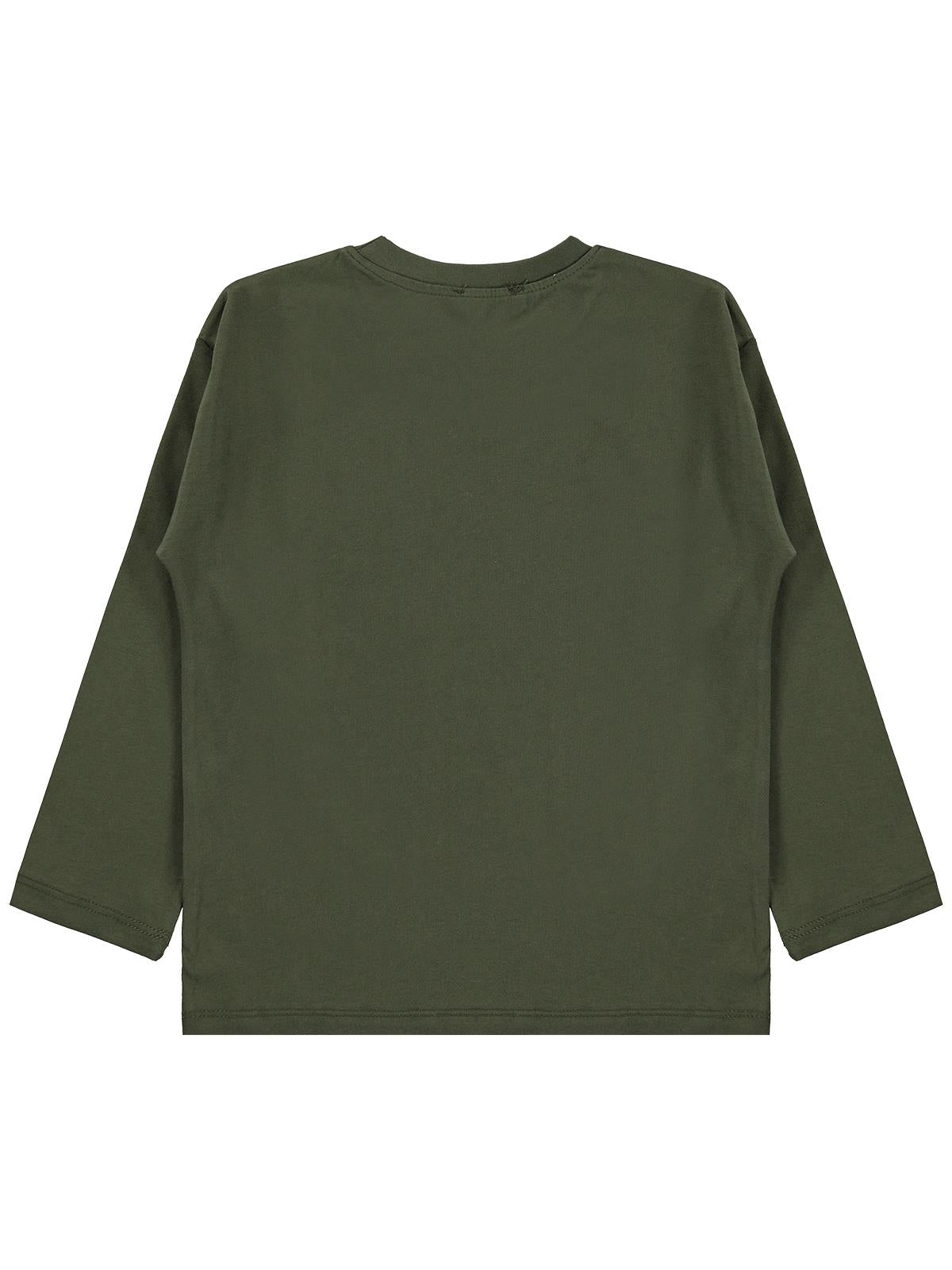 Civil Erkek Çocuk Oyun Konsolu Baskılı Sweatshirt Km | Süprem | Okul Kreş ve Günlük Kullanım - Haki