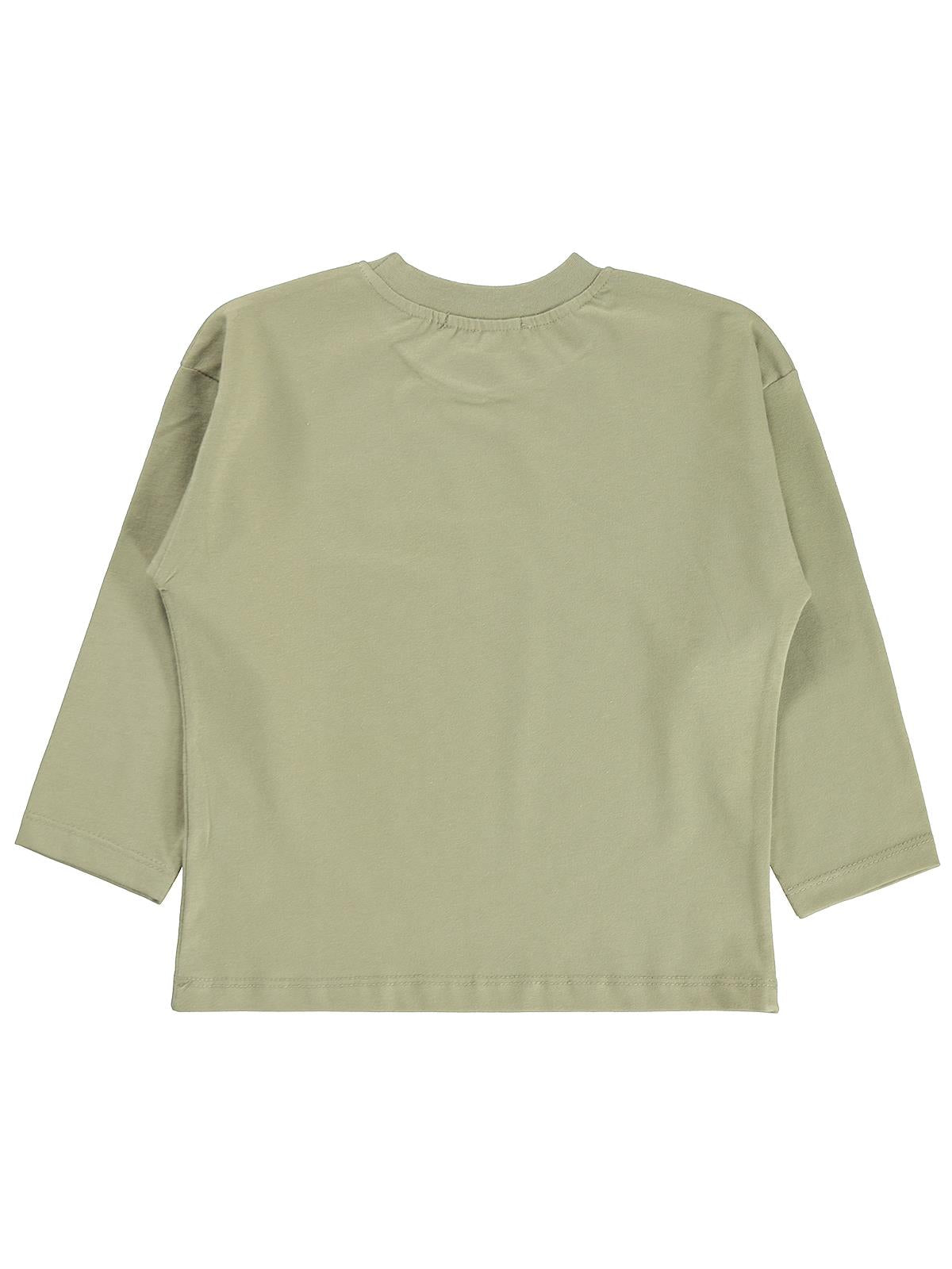 Civil Boys 96 Toplar Baskılı 2-5 Yaş Sweatshirt  - Haki