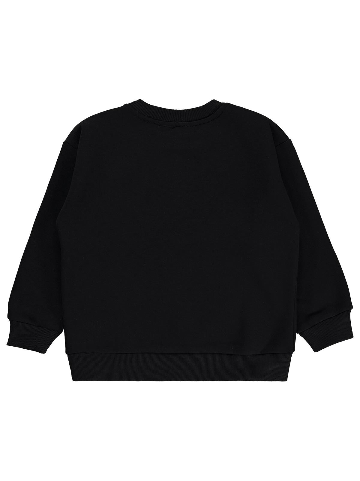 Civil Boys Power Baskılı 10-13 Yaş Sweatshirt - Siyah