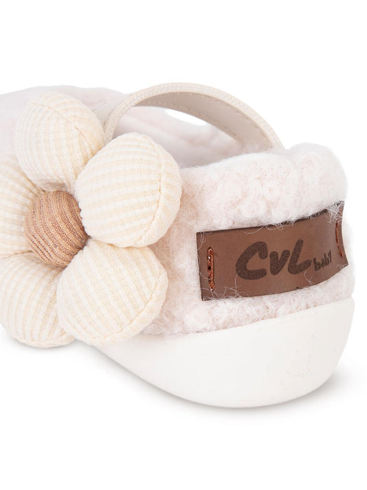 Civil Baby Çiçek Aksesuarlı 18-22 Numara İlkadım - Bej