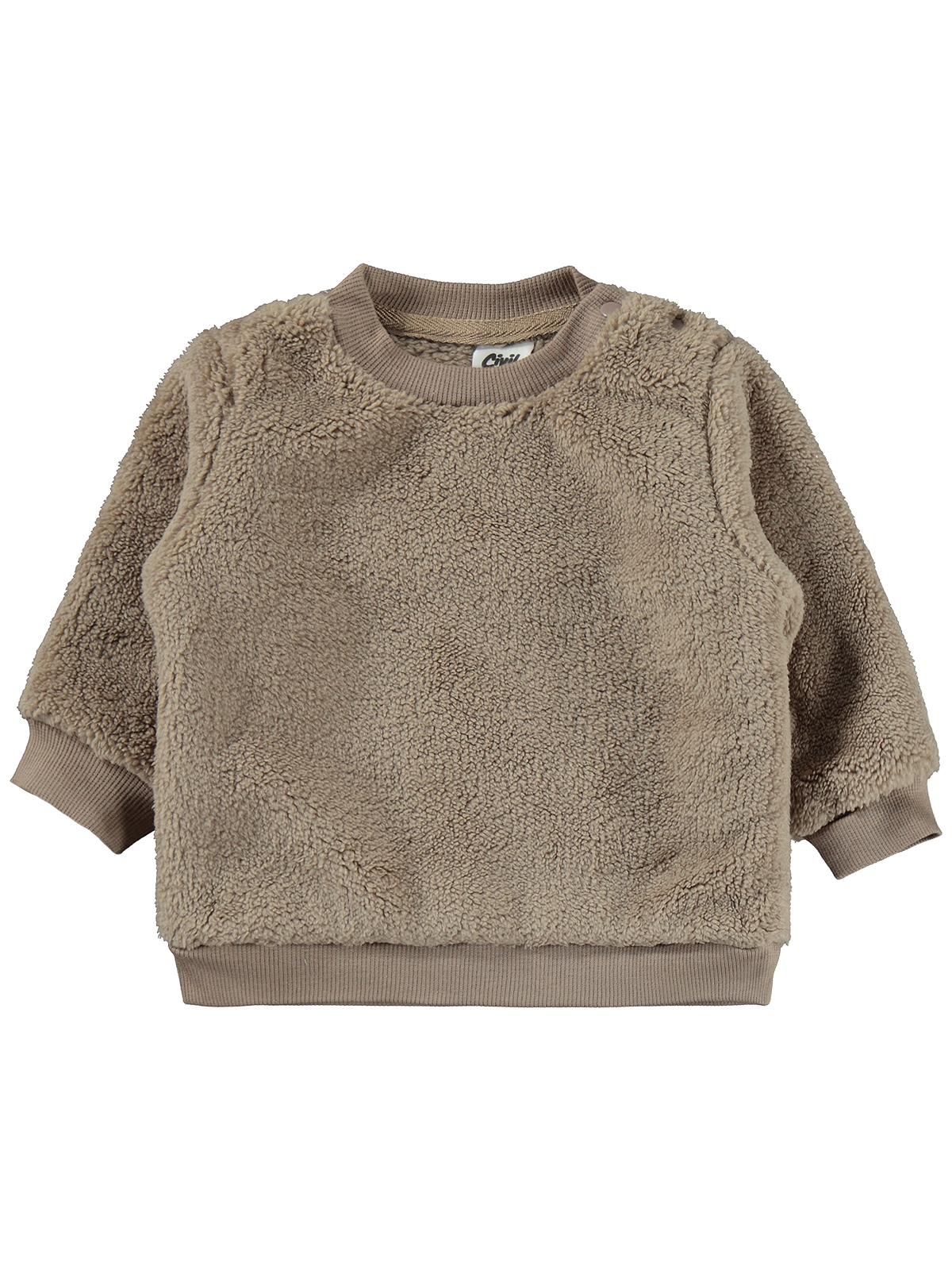 Civil Baby Kaşkorse Cepli 6-18 Ay Takım - Kahverengi
