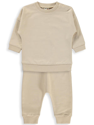 Civil Baby Basic 6-18 Ay Takım - Bej