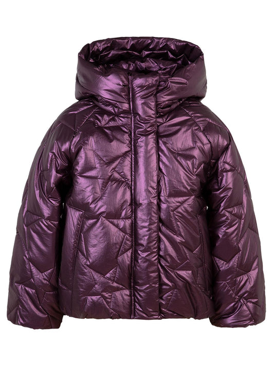 Civil Girls Yıldız Kapitone 6-9 Yaş Mont - Lila