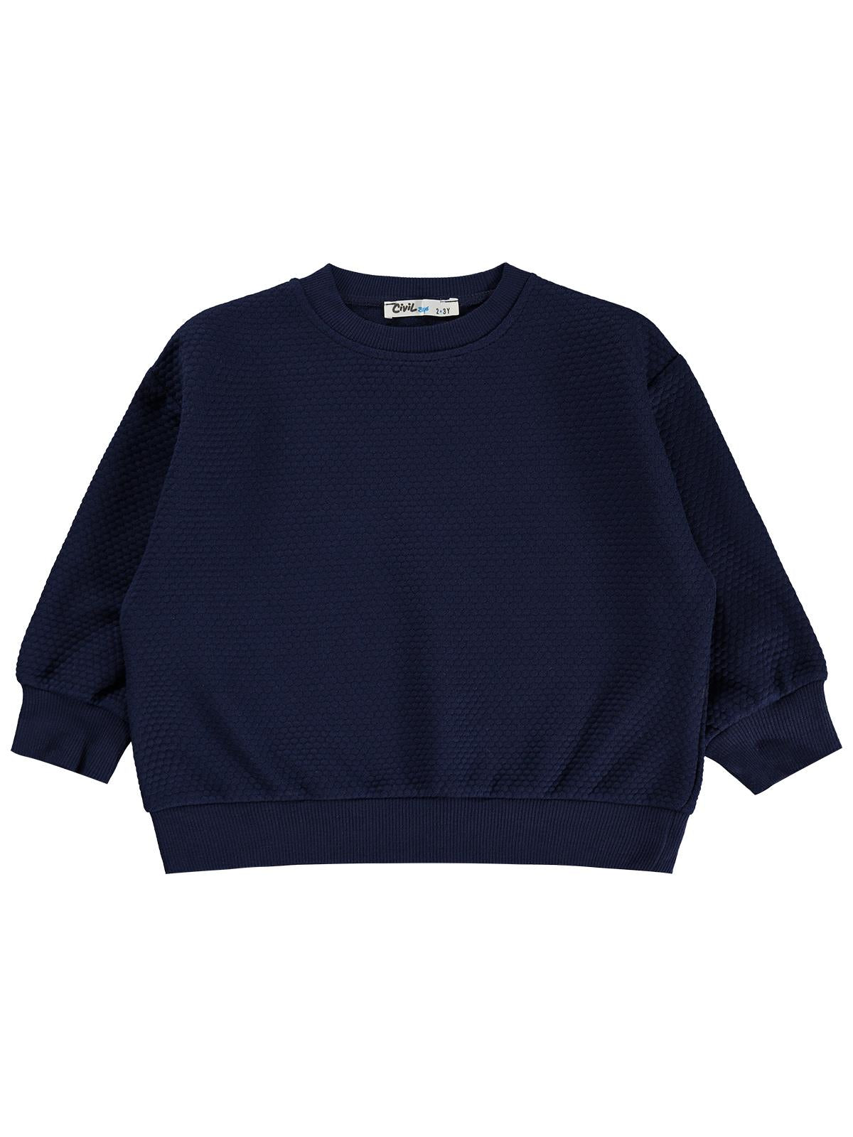 Civil Boys Petek Kumaşlı 2-5 Yaş Sweatshirt - Lacivert
