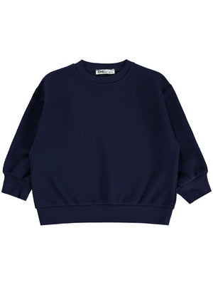 Civil Boys Petek Kumaşlı 6-9 Yaş Sweatshirt - Lacivert