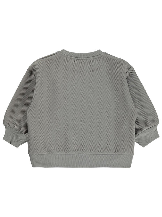 Civil Boys Çizgili 2-5 Yaş Sweatshirt - Gri