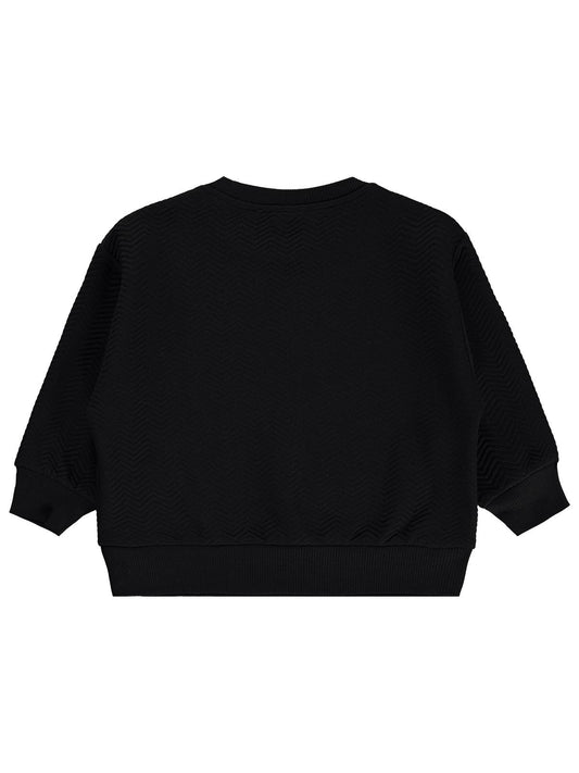 Civil Boys Çizgili 2-5 Yaş Sweatshirt - Siyah
