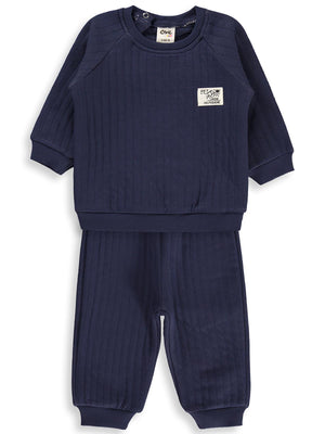Civil Baby Araba Etiketli 6-18 Ay Takım - Lacivert