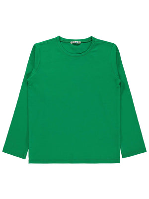 Civil Boys Erkek Çocuk Basic Sweatshirt | Likralı Süprem Uzun Kol | Okul Kreş ve Günlük Kullanım - Yeşil