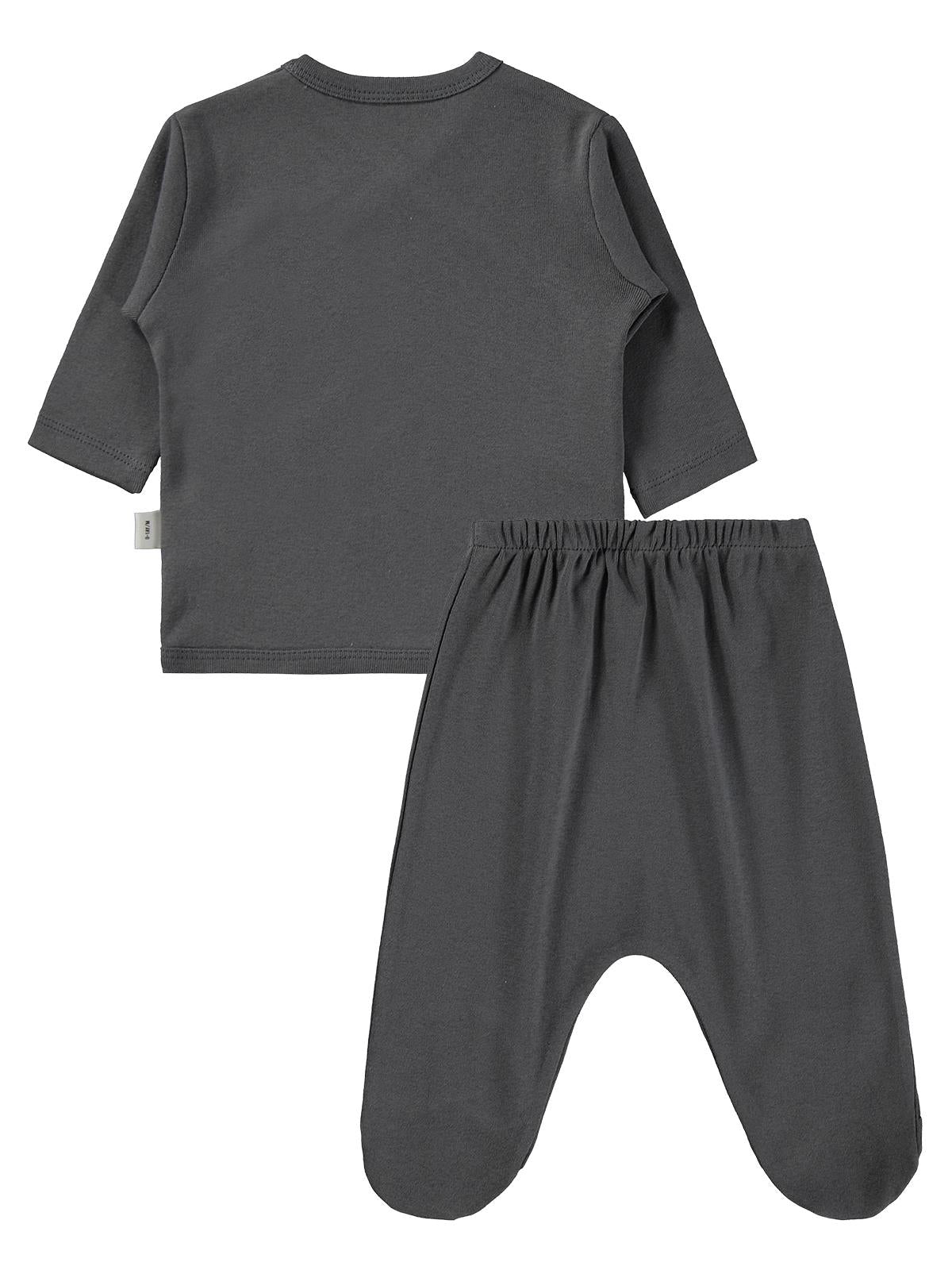 Civil Baby 3'Lü Basic  Zıbın Takımları - Gri
