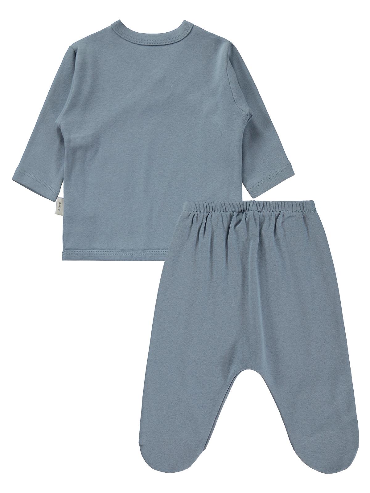 Civil Baby 3'Lü Basic  Zıbın Takımları - Mavi