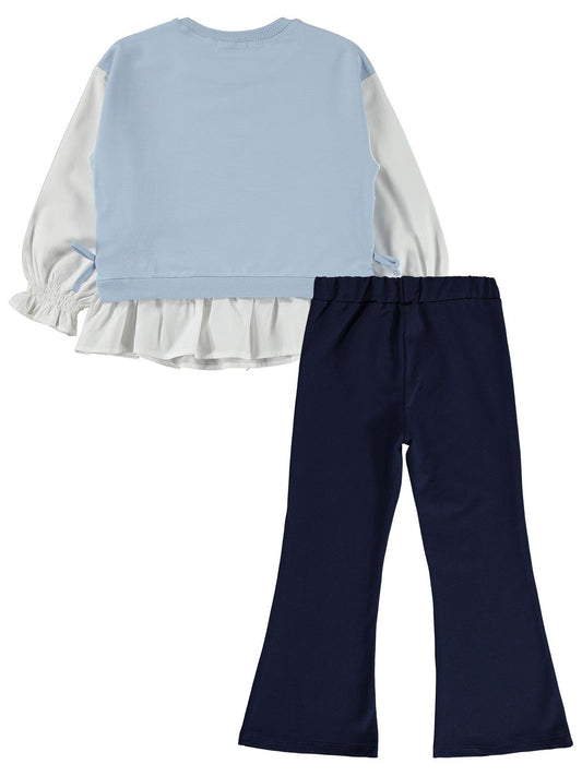 Civil Girls Gömlek Bluzlu 6-9 Yaş Takım - Mavi