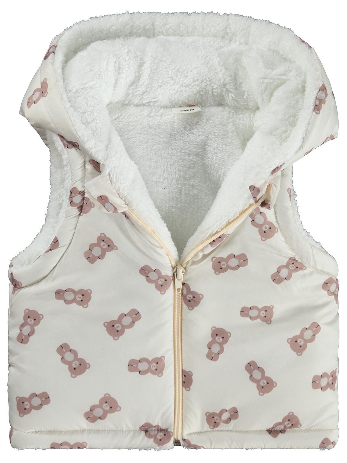 Civil Baby Bebek Ayı Empirme 6-18 Ay Yelek - Bej