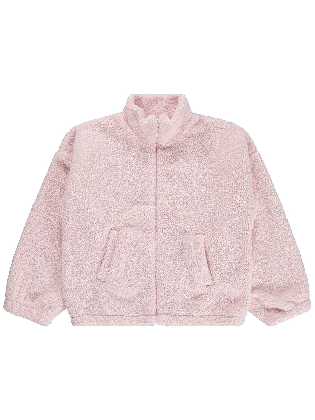 Civil Girls Hakim Yaka Kuzu 10-13 Yaş Hırka - Pembe
