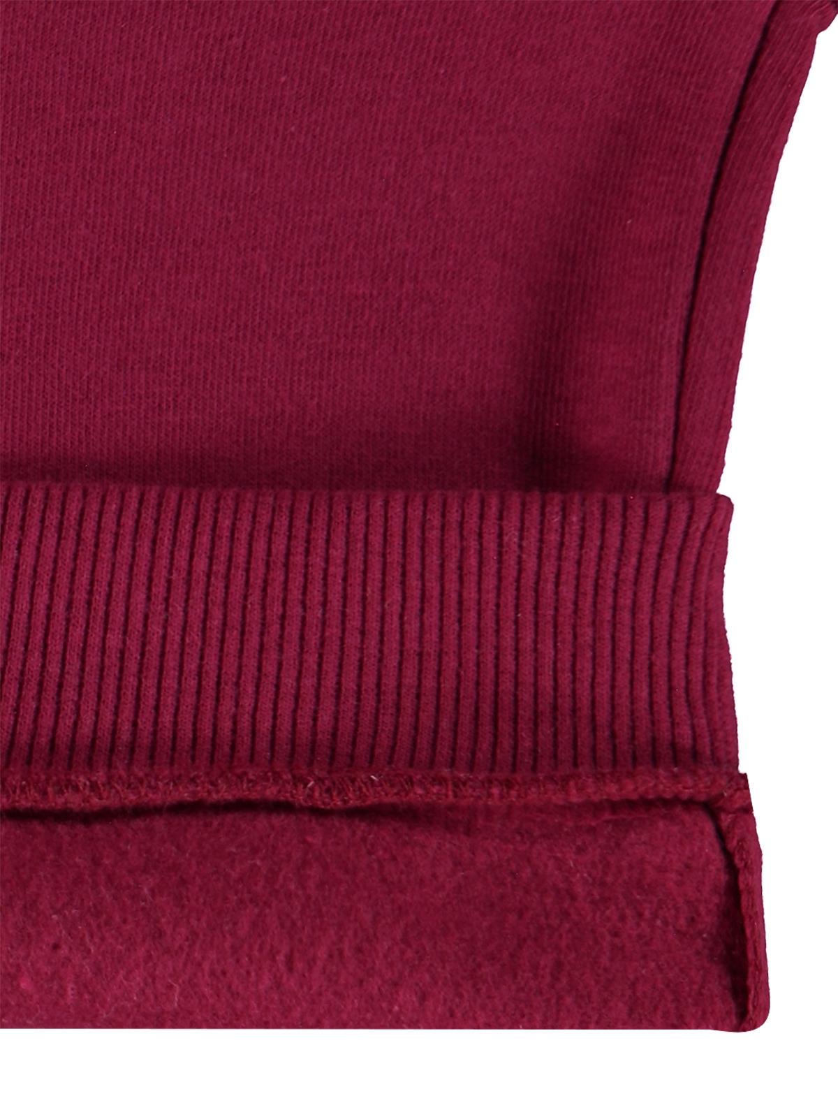 Civil Girls Kaşkorse Yakalı 6-9 Yaş Sweatshirt - Bordo