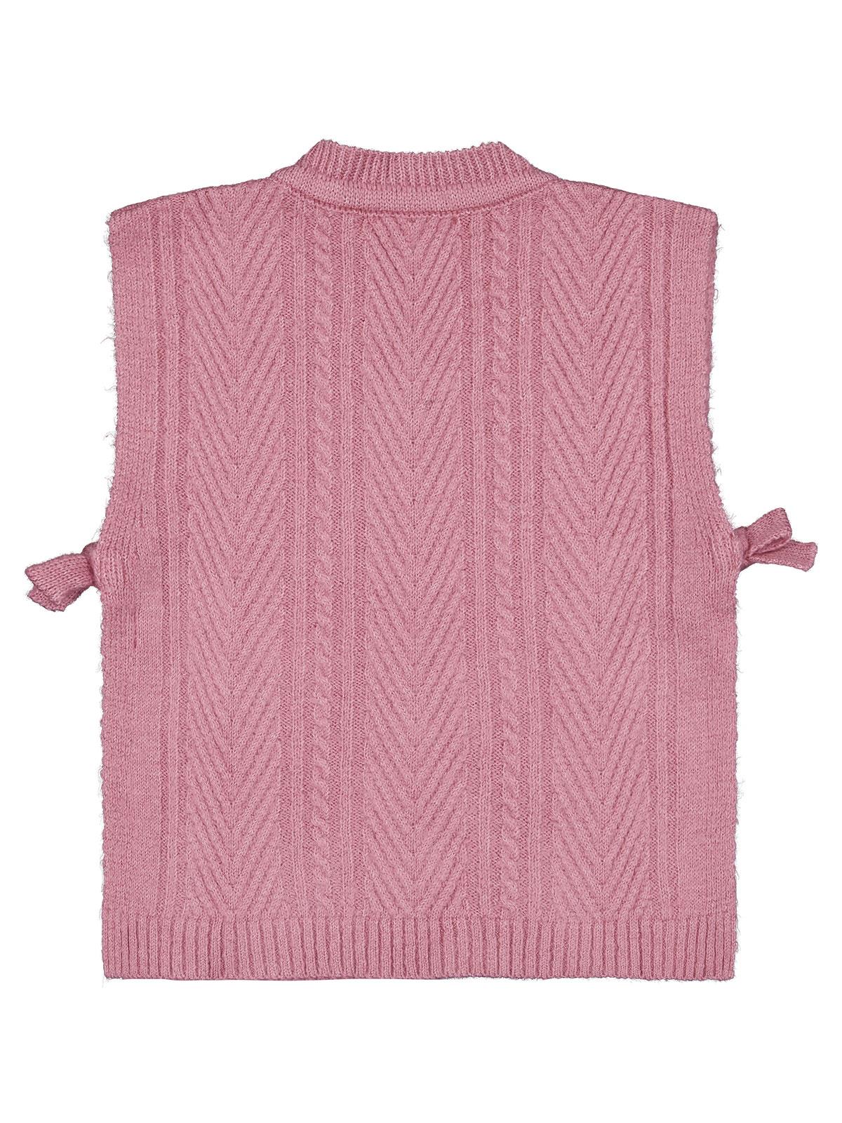 Civil Girls Bağlamalı 10-13 Yaş Süveter - Pembe