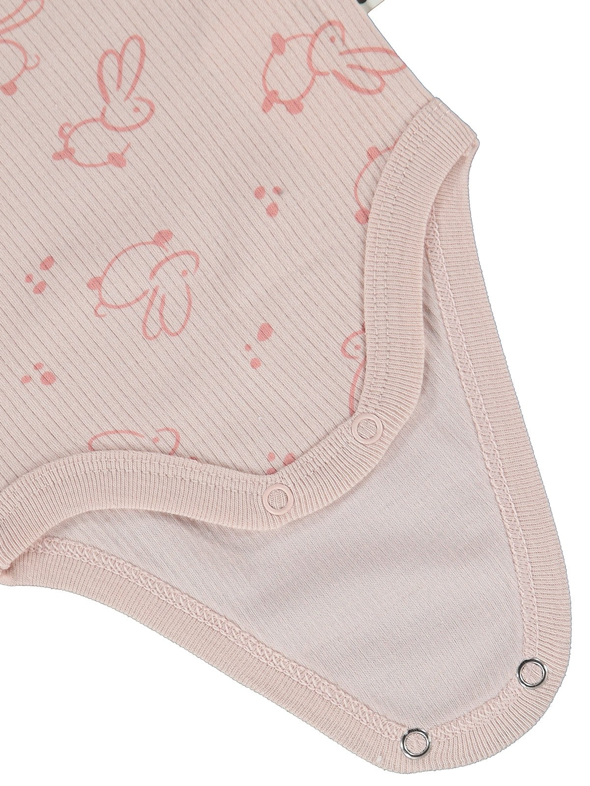 Civil Baby Tavşan Empirme 1-36 Ay Çıtçıtlı Badi - Pudra