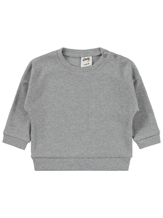 Civil Baby Cvl Baskılı Basic 6-18 Ay Takım - Gri
