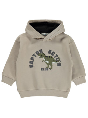 Civil Boys Raptor Baskılı 2-5 Yaş Sweatshirt - Bej