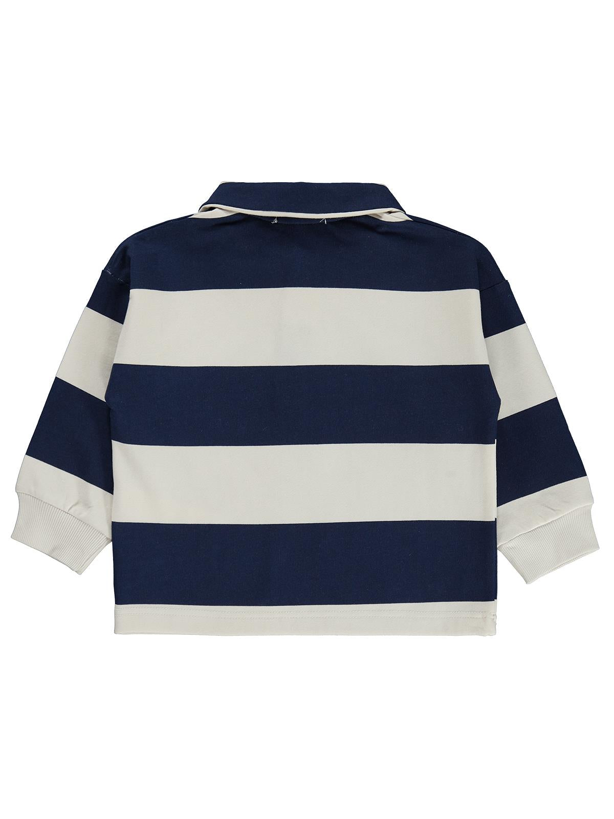 Civil Boys Çizgili 2-5 Yaş Sweatshirt - Lacivert