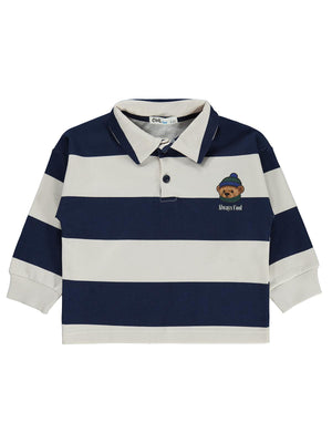 Civil Boys Çizgili 2-5 Yaş Sweatshirt - Lacivert