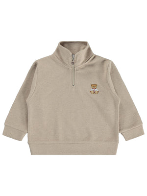 Civil Boys Chill Day Baskılı 2-5 Yaş Sweatshirt - Bej