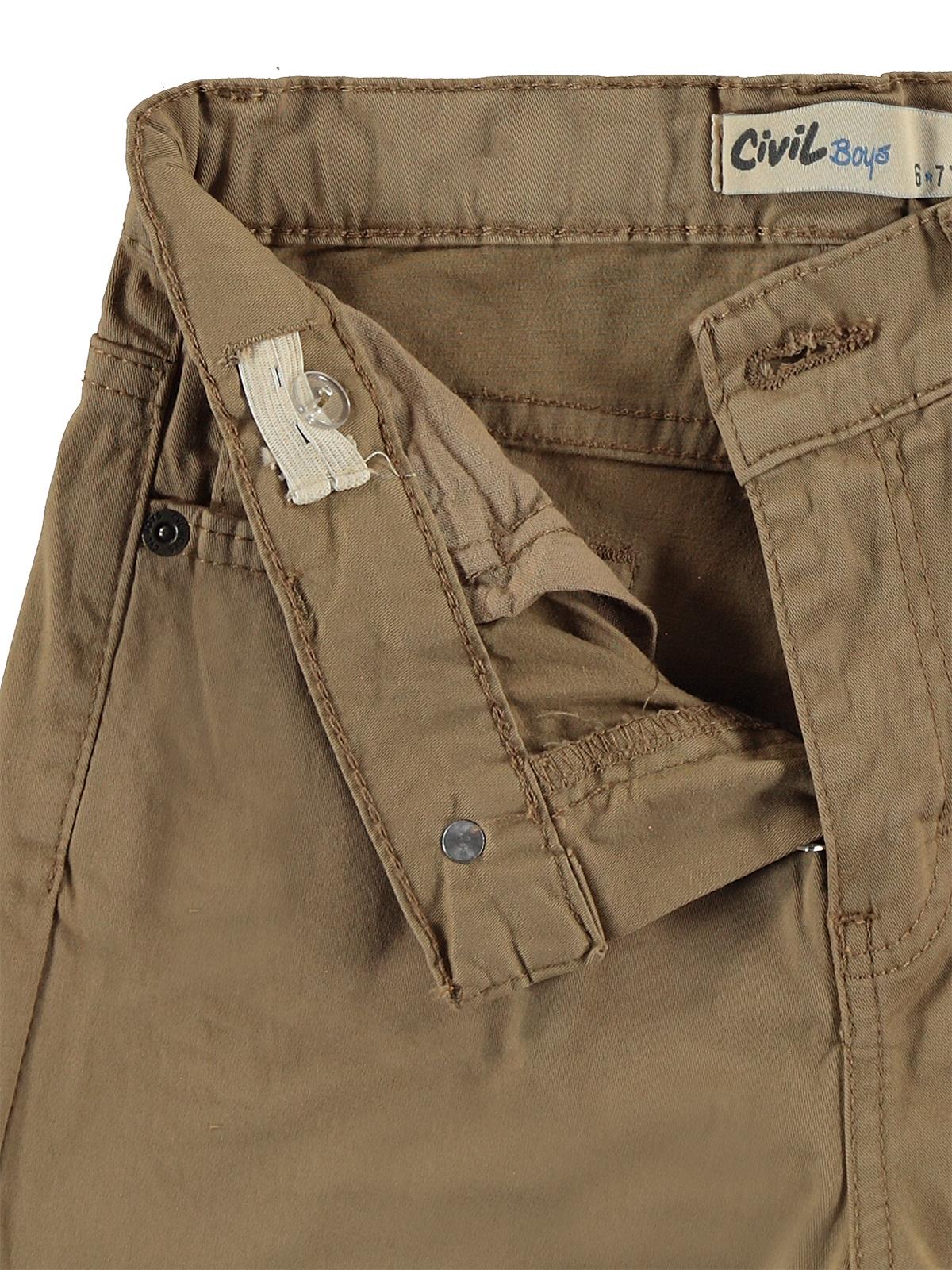 Civil Boys Basic 10-13 Yaş Pantolon - Kahverengi