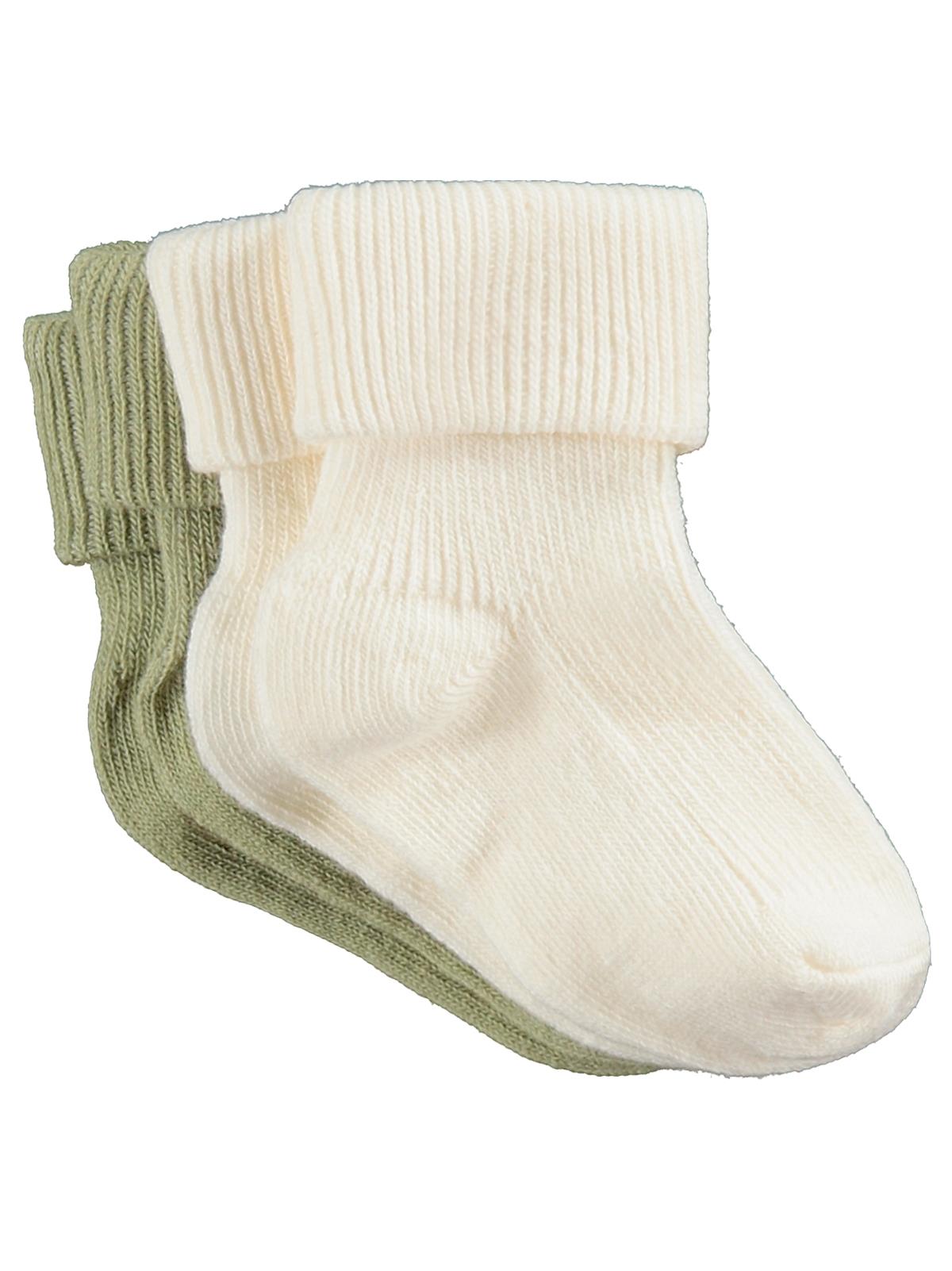 Civil Baby Basic Kıvrık 2'li 6- Bebek Erkek Çorap Set