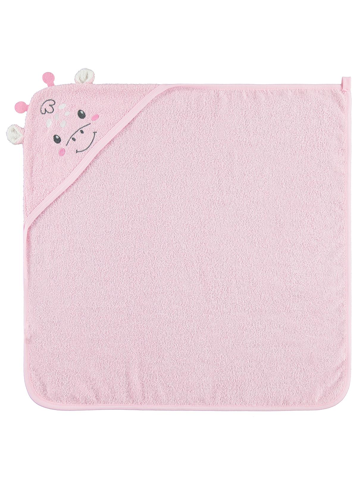 Civil Baby Zürafa Baskılı 75x75 cm Havlu - Pembe