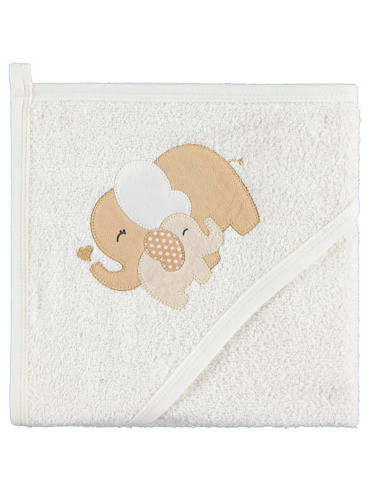 Civil Baby Filler Baskılı 75x75 cm Havlu - Ekru