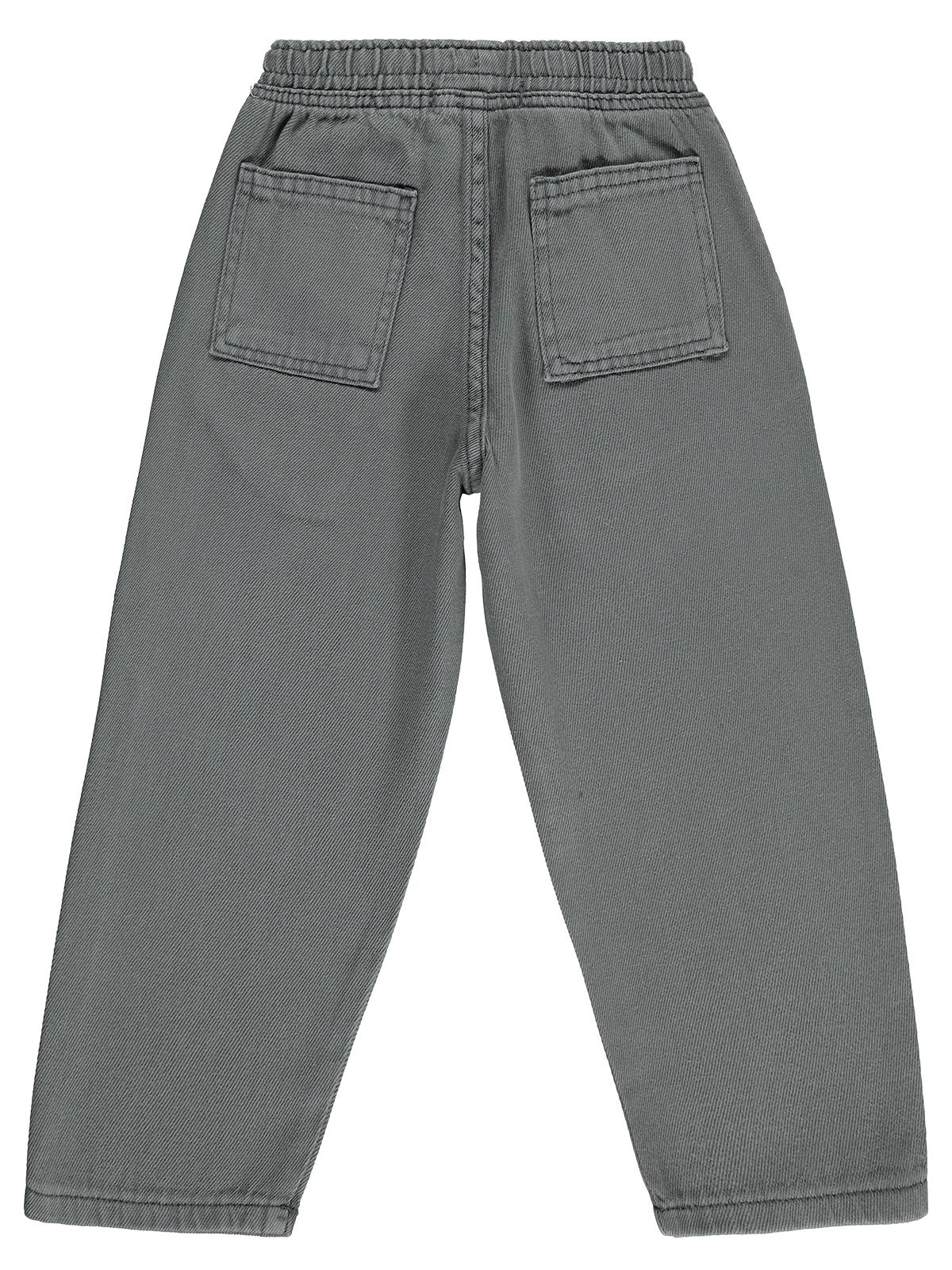 Civil Boys Önü Bağcıklı 10-13 Yaş Pantolon - Gri