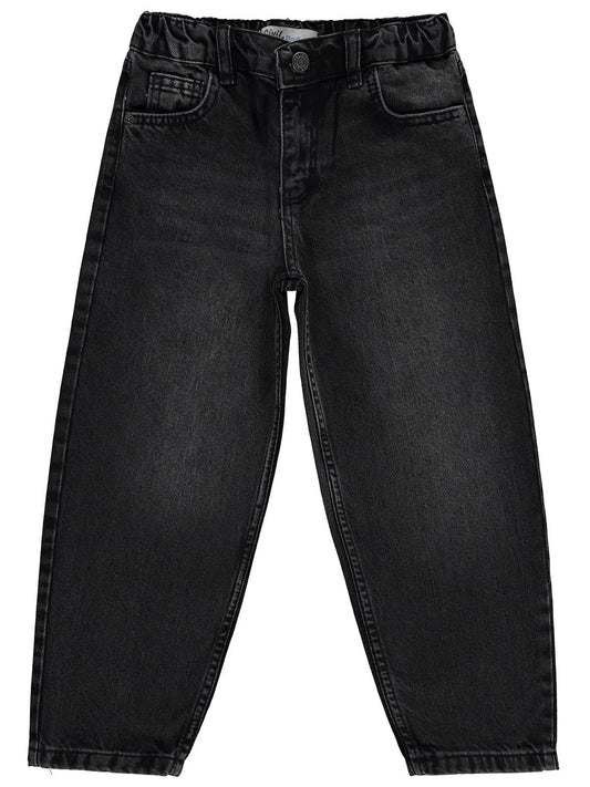 Civil Boys Beli Lastikli 6-9 Yaş Pantolon  - Siyah